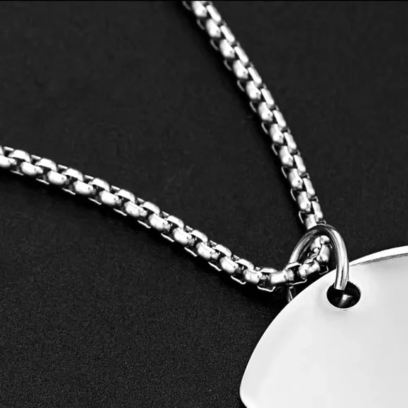 Silver Eagle Pendant Necklace - Picture 6 of 6